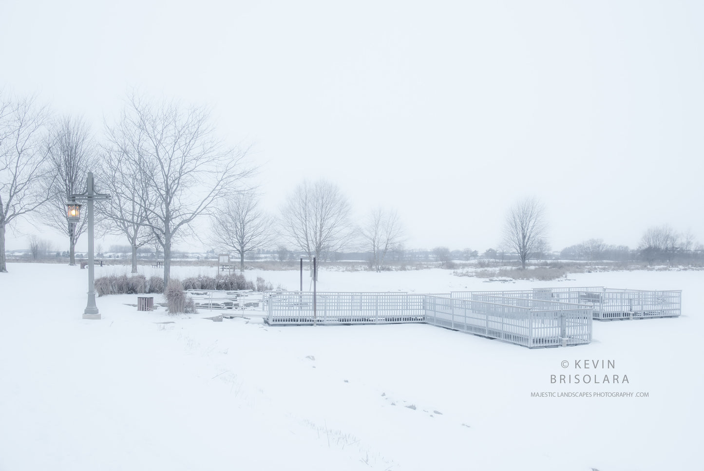 HOLIDAY GREETING CARDS 476-125 SNOW, ICE, DOCK, LANTERN, WILDFLOWER LAKE