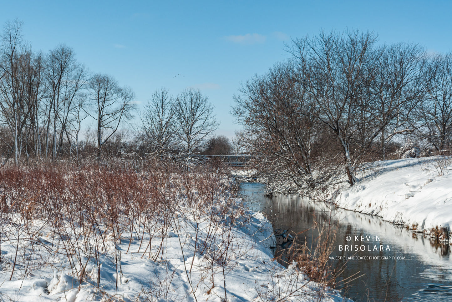 A MAJESTIC SCENE ALONG THE SOUTH FORK KISHWAUKEE RIVER
