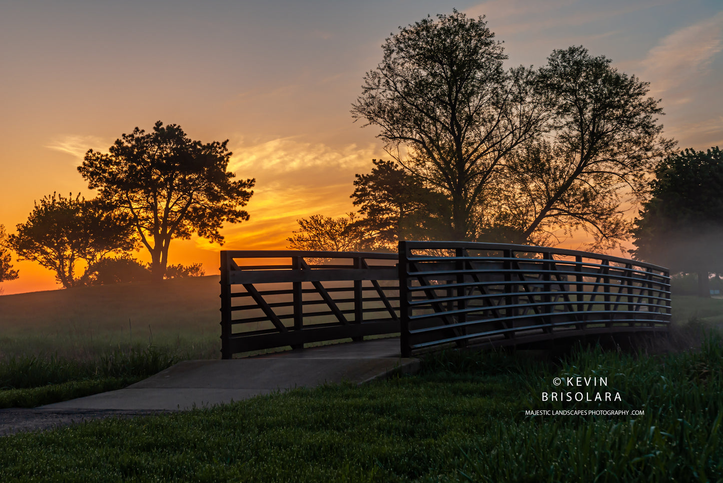 CATCHING THE SUNRISE AT THE BRIDGE