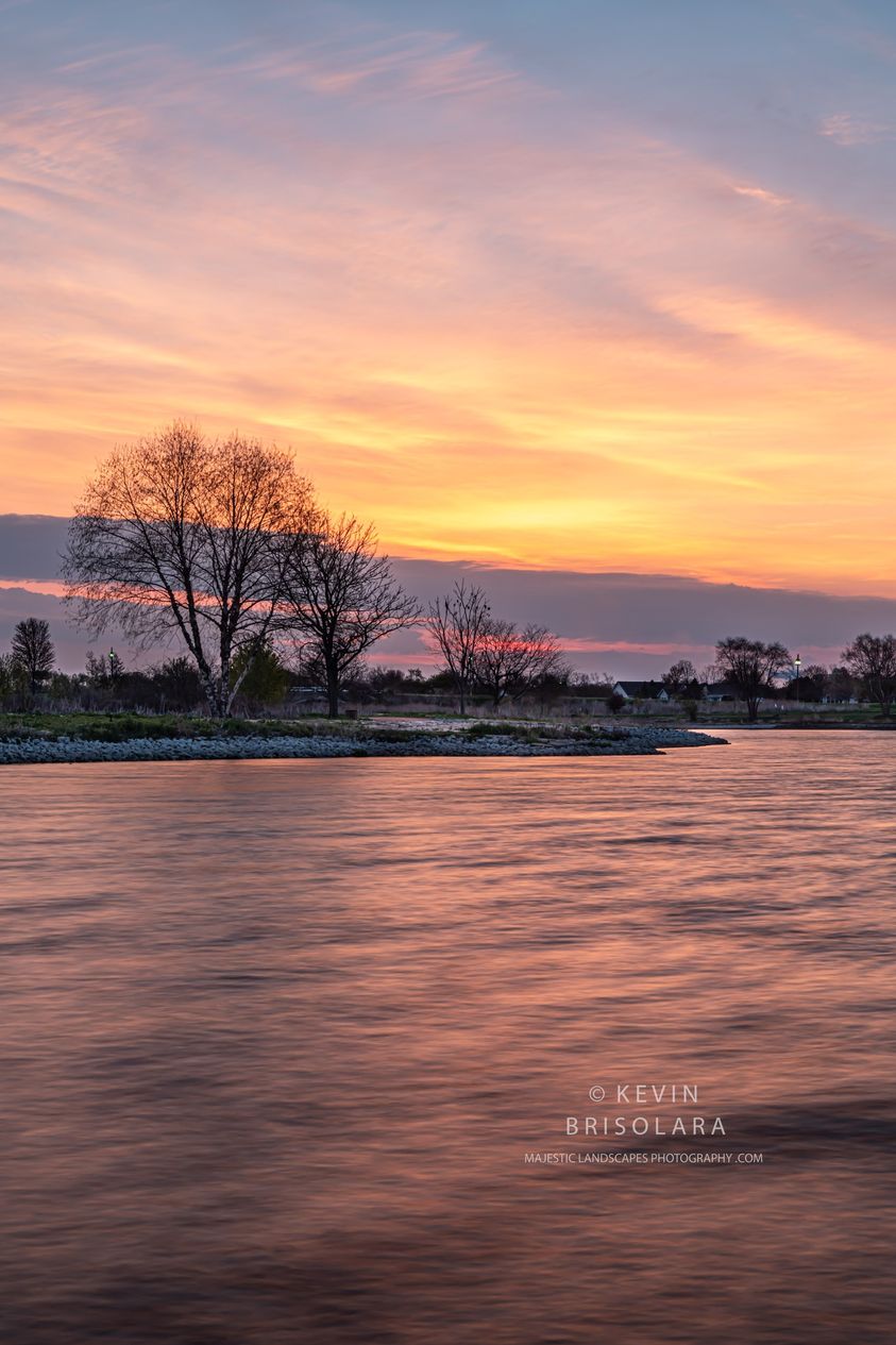 RIPPLES FROM A COLORFUL SUNRISE