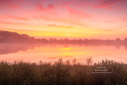 A JUNE SUNRISE AT THE LAKE