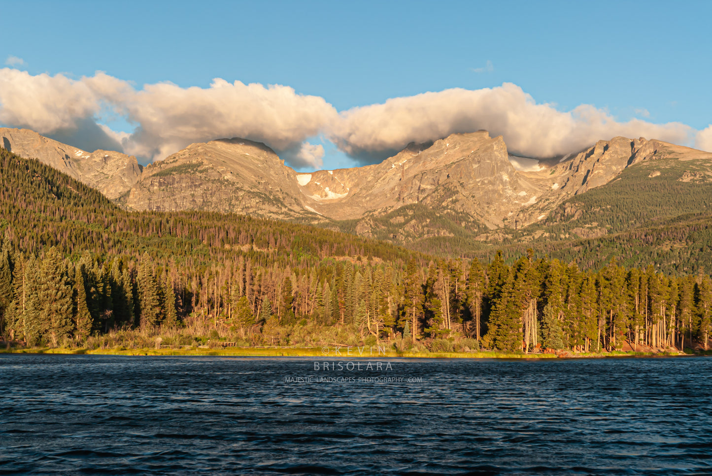 AN INSPIRING SCENE AT SPRAGUE LAKE