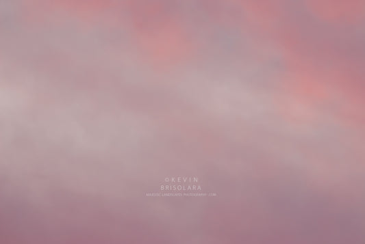 COLORS OF A WINTER SUNSET