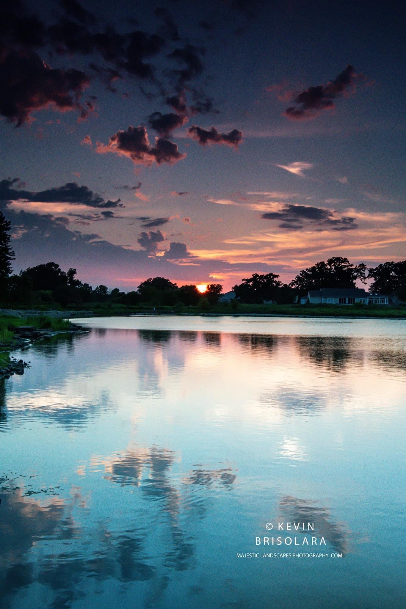 REFLECTIONS OF A SUMMER SUNSET