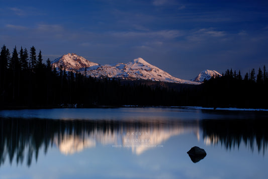 NOTE CARDS 166_441 SCOTT LAKE, THREE SISTERS WILDERNESS