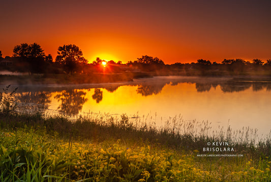 A GOLDEN SPRING MORNING AT WILDFLOWER LAKE