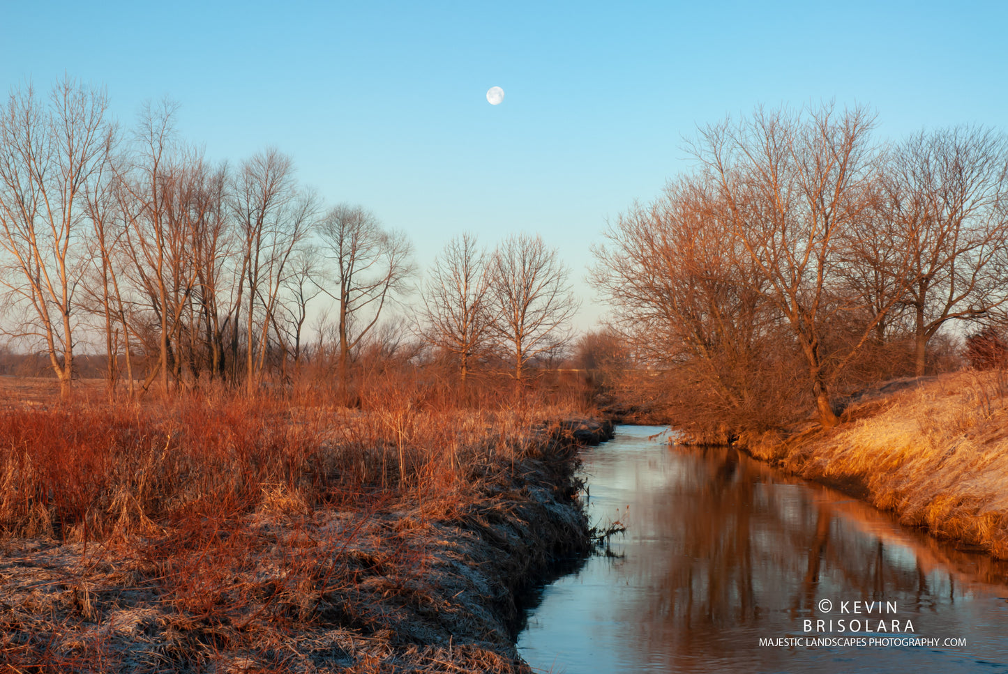 A BEAUTIFUL SCENE ALONG THE SOUTH FORK KISHWAUKEE RIVER