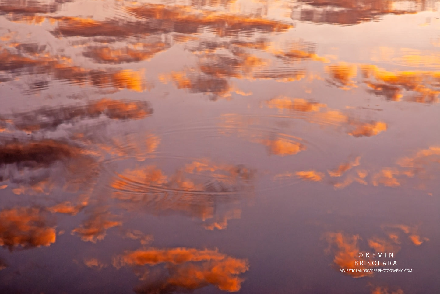 GLOWING CLOUD REFLECTIONS