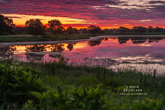 A MAJESTIC SPRING SUNRISE AT WILDFLOWER LAKE