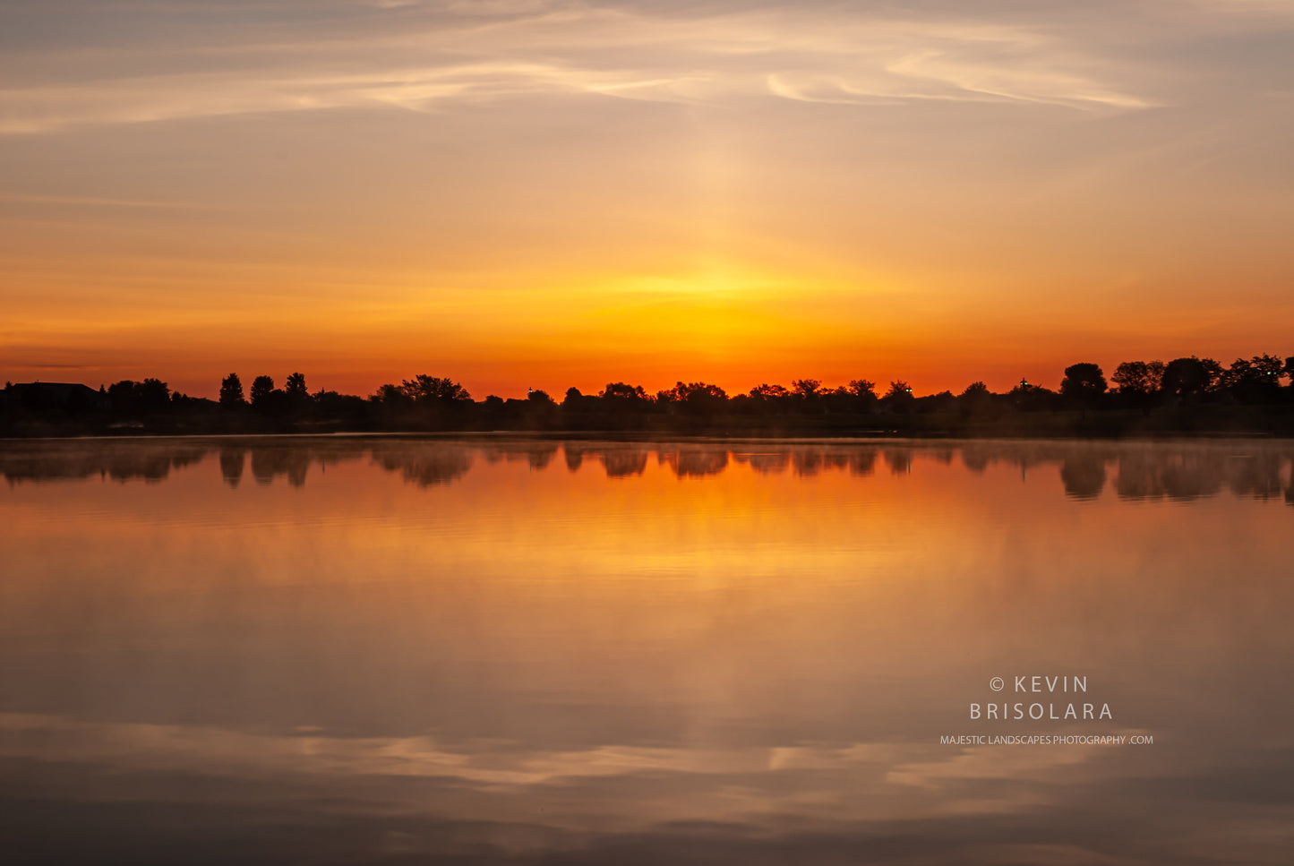 REFLECTING A BEAUTIFUL SUNRISE