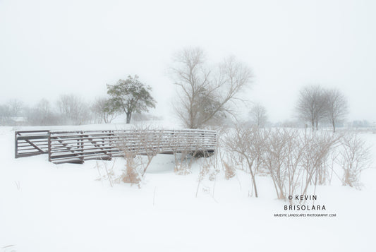 A MAJESTIC WINTER WONDERLAND LANDSCAPE