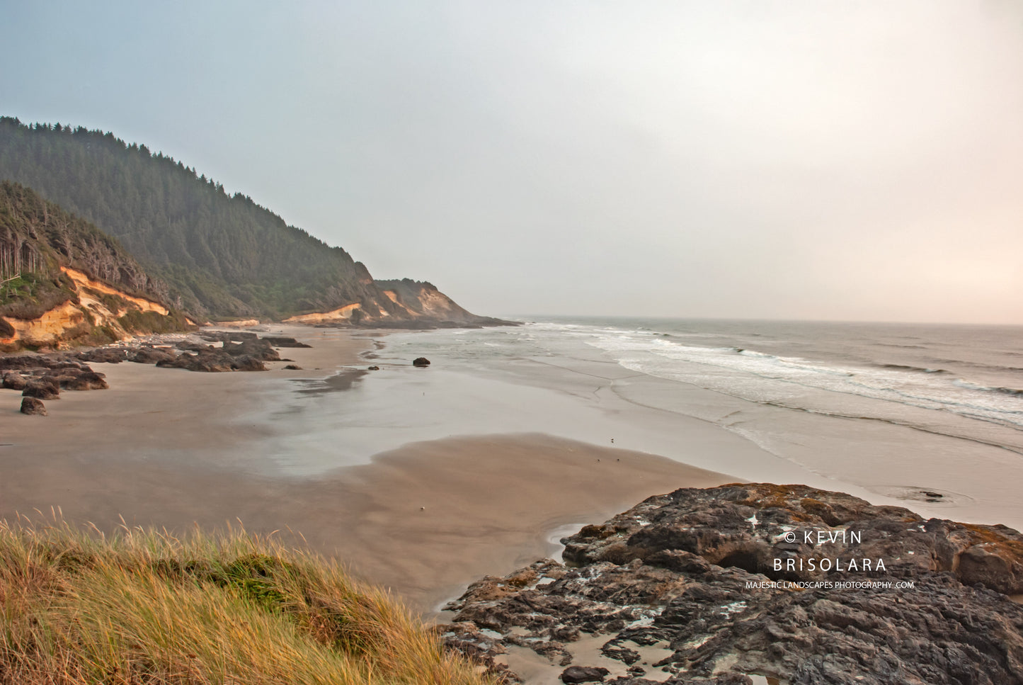 SANDY BEACHES FROM THE OREGON COAST