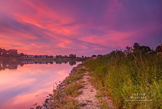 MAJESTIC SUNSET FROM THE LAKE