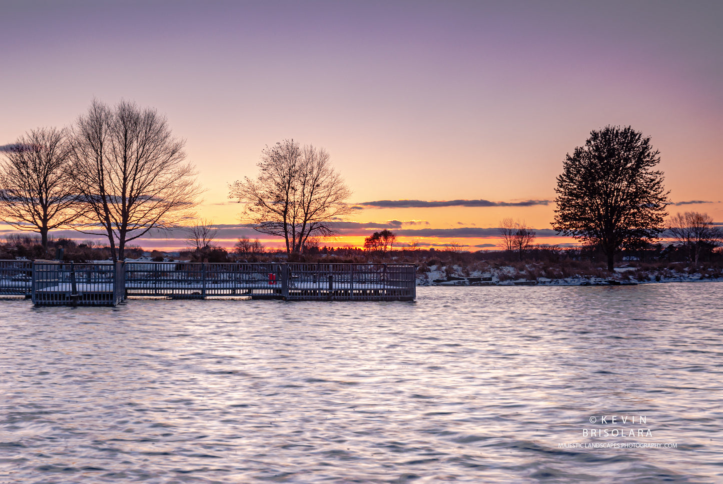 THE SUNSET AND THE LAKE