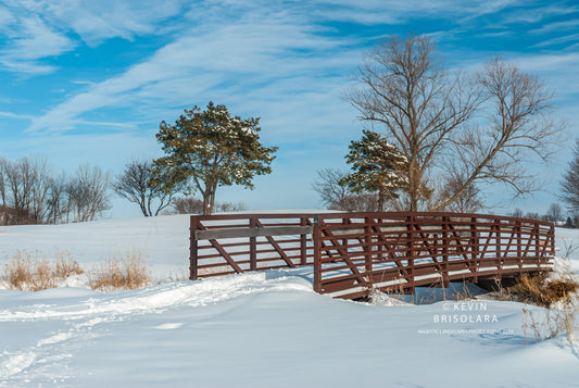 BRIDGE OVER SOUTH FORK KISHWAUKEE RIVER