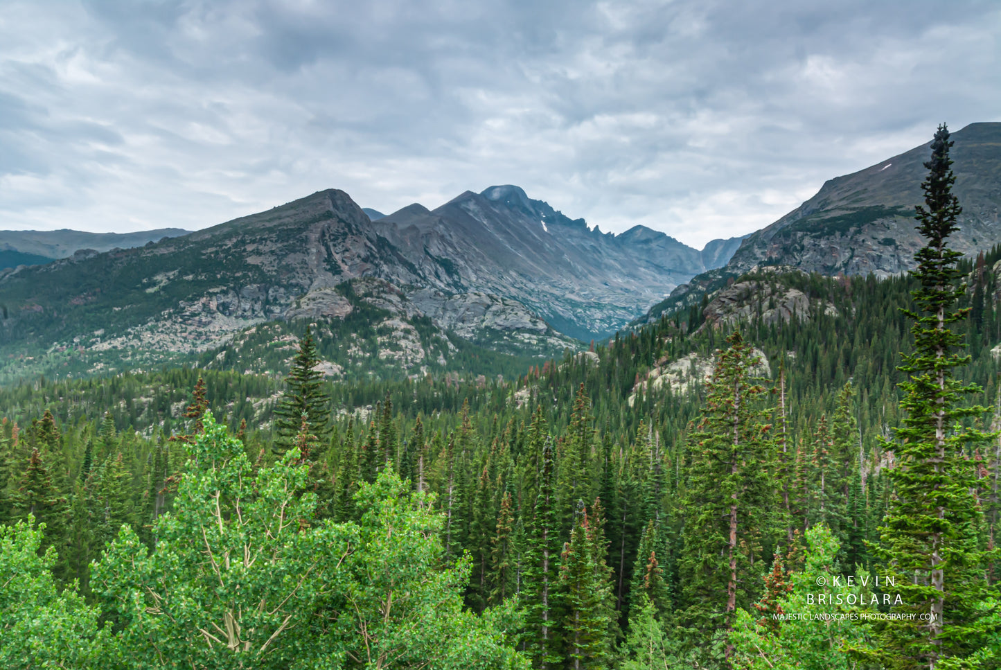 NOTE CARDS 188_72 LONGS PEAK, ROCKY MOUNTAIN NATIONAL PARK