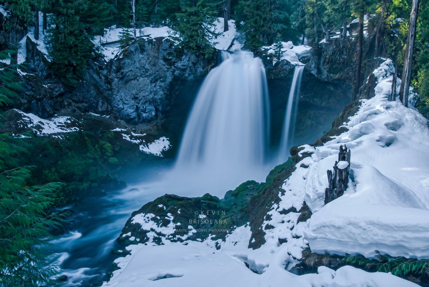 NOTE CARDS 172_403  SAHALIE FALLS, WILLAMETTE NATIONAL FOREST