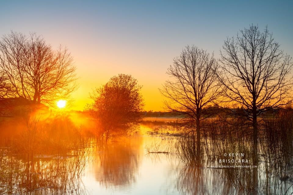 A MORNING SUNRISE ALONG THE RIVER